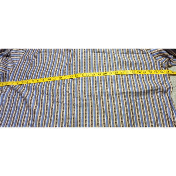 Inserch Icon Big & Tall Jacquard Cotton Men's 4XL Long Sleeve Dress Casual Shirt - Picture 5 of 8